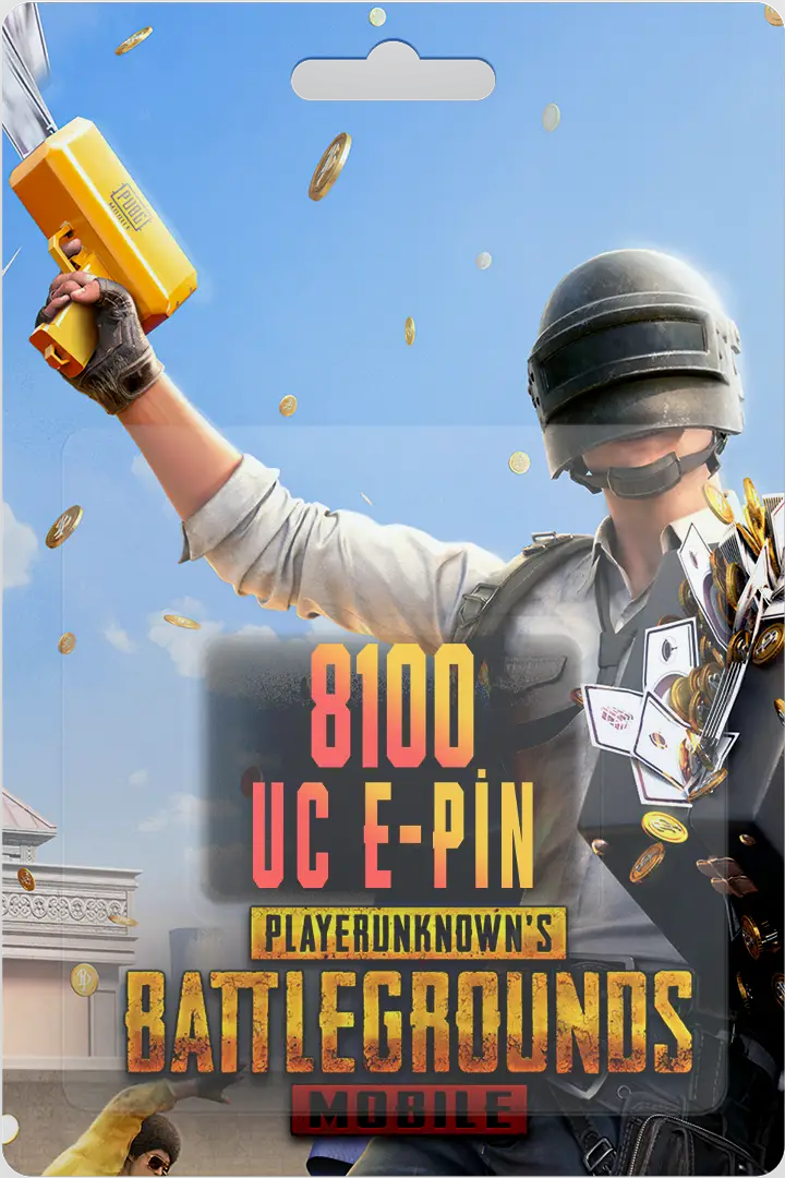 PUBG Mobile 8100 UC E-PİN